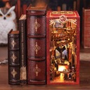 Domček Book Nook Spoločná izba Škola mágie CuteBee Kúzlo Potter 3D kniha Materiál drevo