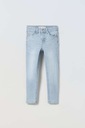 ZARA niebieskie spodnie jeansy rurki skinny fit Kod producenta 7227/701
