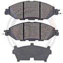 A.B.S. 35130 SET PADS HAMULCOWYCH, BRAKES TARCZOWE 