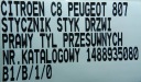 CONTACT PORTES DROIT ARRIÈRE CITROEN C8 PEUGEOT 807 FIAT ULYSSE II 1488935080photo 8