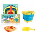 782939 СКЛАДНОЕ СИЛИКОНОВОЕ ВЕДРО ДЛЯ ПЕСКА + ВЕДРО