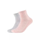 Skechers Bavlnené ponožky Unisex 2 Páry Ružová Šedá 39/42 EU