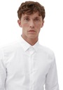 Pánska košeľa biela s.Oliver Slim Fit M Dominujúci vzor bez vzoru
