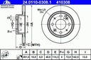 DISCO HAMULC. KIA CLARUS 96-01 PARTE TRASERA 