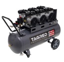 Tagred TA3389, Bezolejový kompresor s 100l, 230V, 6 piestov, 6000W | 10 BAR Druh piestový kompresor