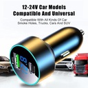 SÚPER CHARGER TYPE C FAST CHARGING DUAL PORT CAR CHARGER CAR PHONE ADAPTADOR 