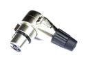 3-контактный разъем XLR для углового кабеля