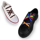 Шнурки резиновые для обуви без завязок, шнурки эластичные белые.
