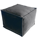 Мягкий пуф-куб 45 см Черный