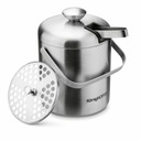 ВЕДРО ДЛЯ ЛЬДА С ДВУМЯ СТЕНКАМИ + ЩИПЦЫ