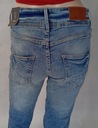 Nohavice jeans modrý zips Scarlett Cecil 25/32 Zapínanie zips