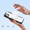 Etui magnetyczne z klapką Dux Ducis Skin X Pro z MagSafe do iPhone 15 - cza Kolor czarny