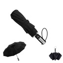 UMBRELLA STORM-PROOF,POCKET UMBRELLA WITH AUTOMATIC OPEN-CLOSE BLACK 105CM