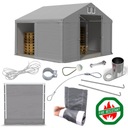 Строительная складская палатка 4х4 DAS 620 S