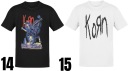 Футболка KORN Мужская футболка 16 DESIGNS CONCERT XL