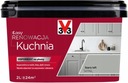 V33 ЛЕГКАЯ РЕМОНТНАЯ КРАСКА ДЛЯ КУХНИ СЕРАЯ ЛОФТ 2л
