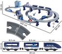 VEĽKÁ ELEKTRICKÁ VLÁČIKODRÁHA POLÍCIA S VAGÓNIKMI AUTA 92 EL VLAK HRAČKA EAN (GTIN) 5905935890878