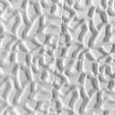 ПАНЕЛИ 3D ДЕМОРАТИВНЫЕ настенно-потолочные кессоны 50х50см БЕЛЫЙ Озеро