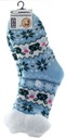 Teplé Detské Ponožky Zimné s medvedíkom HYPOALERGICKÁ 27-31 Veľkosť EU 27-31