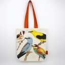 Bavlnená taška s obrázkom vtákov