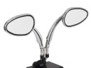 RÉTROVISEURS CHROME CLIGNOTANTS VERS HARLEY TOURING ÉLECTRICITÉ SOFTAIL 82-25photo 10
