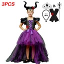 Sukienka Strój disne Maleficent kostium Halloween Rozmiar 134
