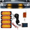 4 ШТУКИ ФАРА LED (СВІТЛОДІОД) ПОПЕРЕДЖУВАЛЬНА СВІТЛОДІОДНА БАЛКА 12V DO АВТОМОБІЛЯ ЛАФЕТА  фото 10