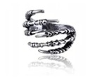 Модное кольцо-печатка «Коготь дракона» в подарок