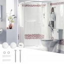 2ZEST BIAŁE ŚRUBY MONTAŻOWE DO WC Z PLASTIKOWYMI NAKŁADKAMI