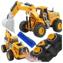 ЭКСКАВАТОР С ДИСТАНЦИОННЫМ УПРАВЛЕНИЕМ БУЛЬДОЗЕР ДИСТАНЦИОННАЯ СТРОИТЕЛЬНАЯ МАШИНА RC LED + ДЫМ