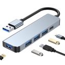 Адаптер USB-концентратора 5 в 1, длина кабеля: 10 см