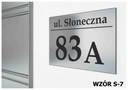 Табличка АДРЕСНАЯ ДОСКА АЛЮМИНИЕВАЯ НОМЕР ДОМА 20х30.