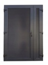 ВНЕШНИЕ ДВУСТОРОННИЕ ДВЕРИ ПВХ АНТРАЦИТОВОГО цвета, ПО РАЗМЕРУ НЕЗАВИСИМОГО