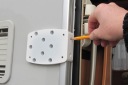 ЗАМОК БЛОКУВАННЯ ДВЕРІ HEOSAFE DOOR FRAME LOCK 2 SZT.  (17558148754) фото min 6