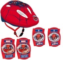 4x OCHRANIACZE KASK ROWEROWY DZIECKA SPIDERMAN RED