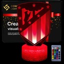 3D светодиодный USB-ночник Атлетико Мадрид футбол
