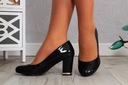Черные туфли на высоком каблуке, элегантные женские туфли