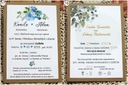 Свадебные приглашения в стиле рустик бохо ЭКО
