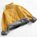 детский свитер с высоким воротником из толстого флиса 2Z7