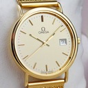 OMEGA zegarek męski LITE ZŁOTO 18K / 750 vintage cal. 1430 SZAFIR 1986 EAN (GTIN) 5904125471019
