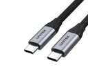 Кабель Unitek USB-C - USB-C 1 м 10 Гбит/с 4K UHD PD QC