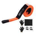 PAS GANCHO DE REMOLQUE LINA CABLE HOLOWNICZA 6 M 12 TONY COLOR NARANJA 