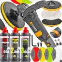 АВТОПОЛИРОВАЛЬНАЯ ПАСТА 4x ГУБКА + ПОЛИРОВАЛЬНАЯ ПАСТА MENZERNA MP Majster