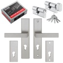 НАРУЖНАЯ ДВЕРНАЯ РУЧКА TOTAL INOX + НАБОР ВСТАВОК GMB НАБОР ФИТИНГОВ