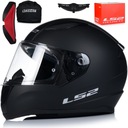 KASK MOTOCYKLOWY | LS2 FF353 BLACK MATT | INTEGRALNY SYSTEM PINLOCK
