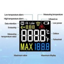 PYROMETER LASEROVÝ TEPLOMER -50 +600C MESTEK IR03B Farba čierna