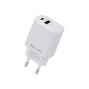 Ładowarka sieciowa Beline USB-C / Type-C + USB 30W PD QC GaN mocna szybka