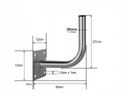 АНТЕННЫЙ КРОНШТЕЙН ДЛЯ НАЗЕМНОЙ СПУТНИКОВОЙ АНТЕННЫ 30 СМ