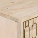 vidaXL Nočný stolík, 50x33x60 cm, masívne mangovníkové drevo Šírka nábytku 50 cm
