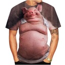 ФУТБОЛКА МУЖСКАЯ С ПРИНТОМ 3D PIGGET